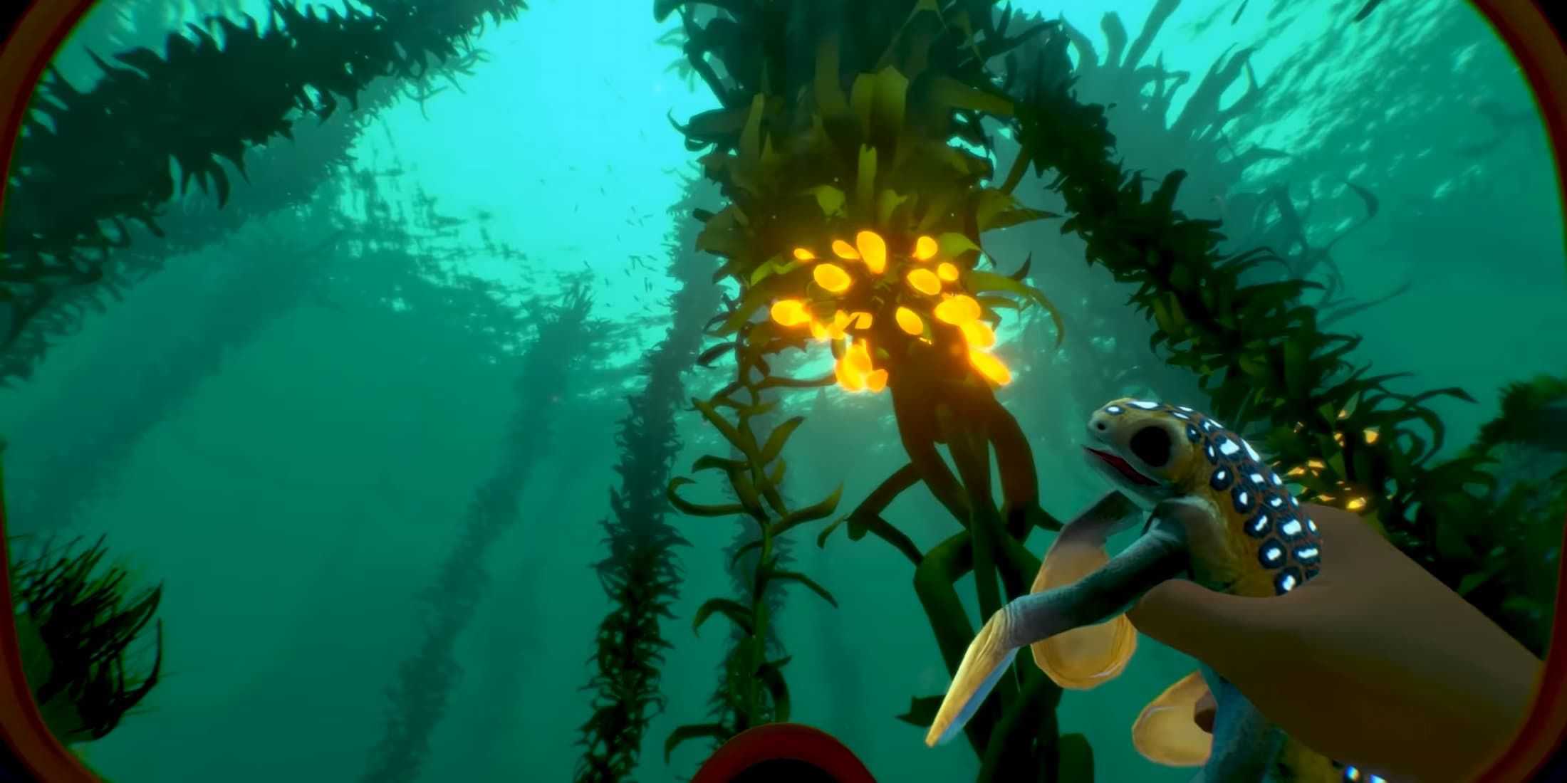 Creepvines in Subnautica's gameplay trailer