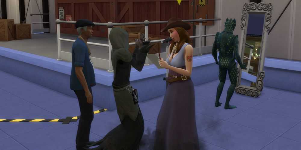 the sims 4 sim signing autograph for the grim reaper