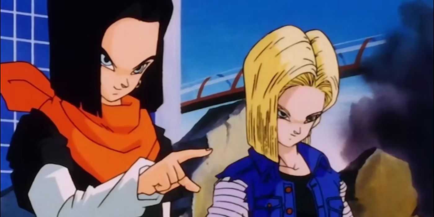 Android 17 and 18 in Dragon Ball Z