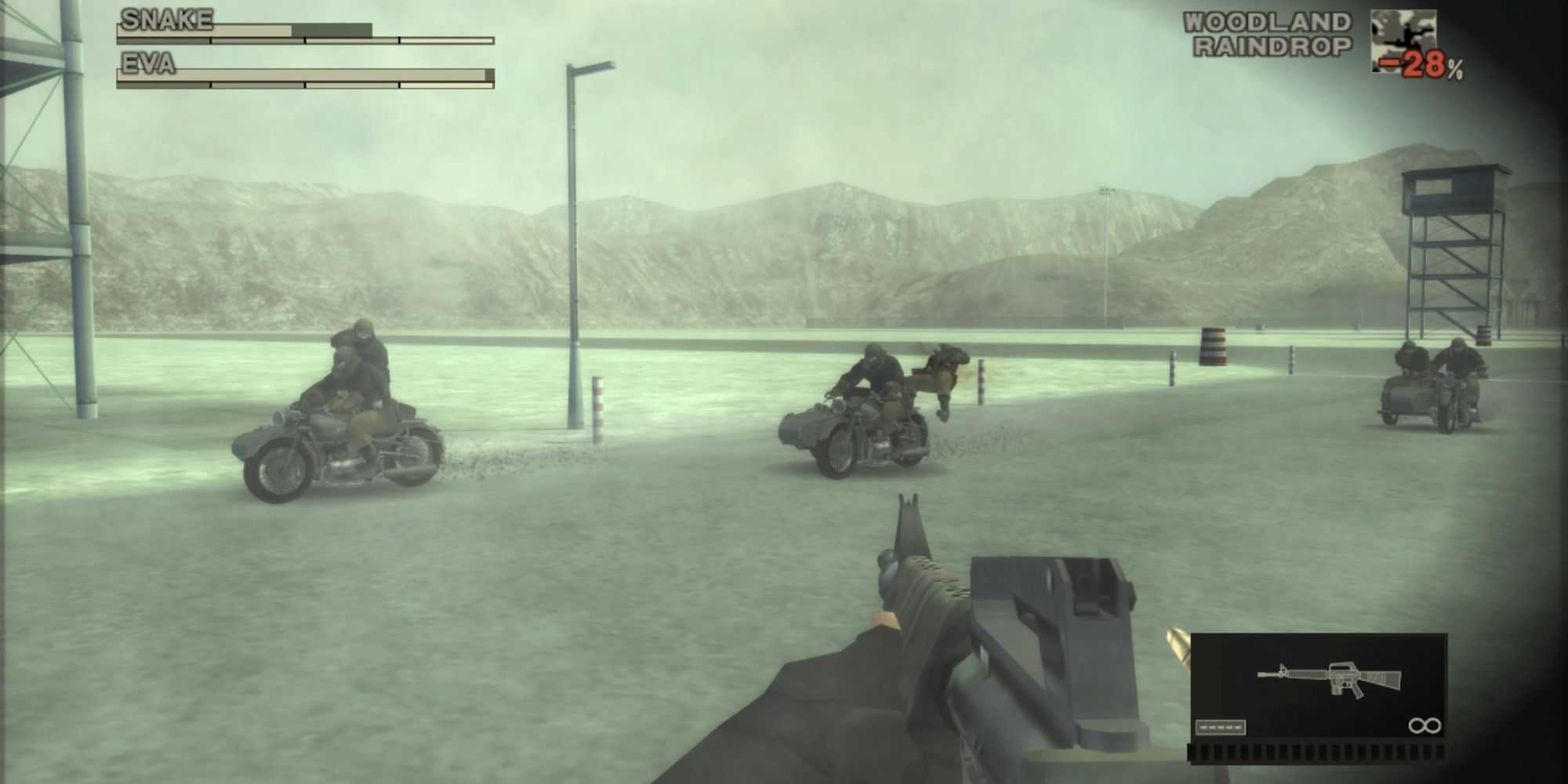 Motorcycle troops Metal Gear Solid Snake Eater