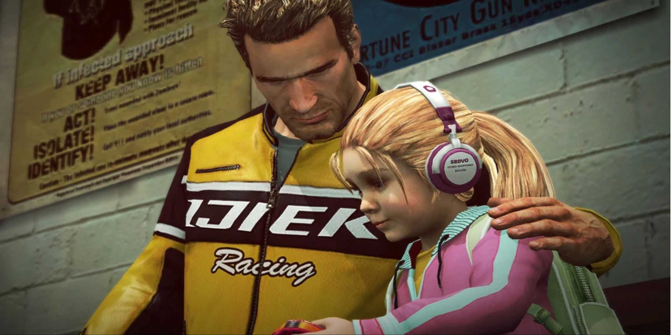 Dead Rising 2 Chuck Greene and daughter