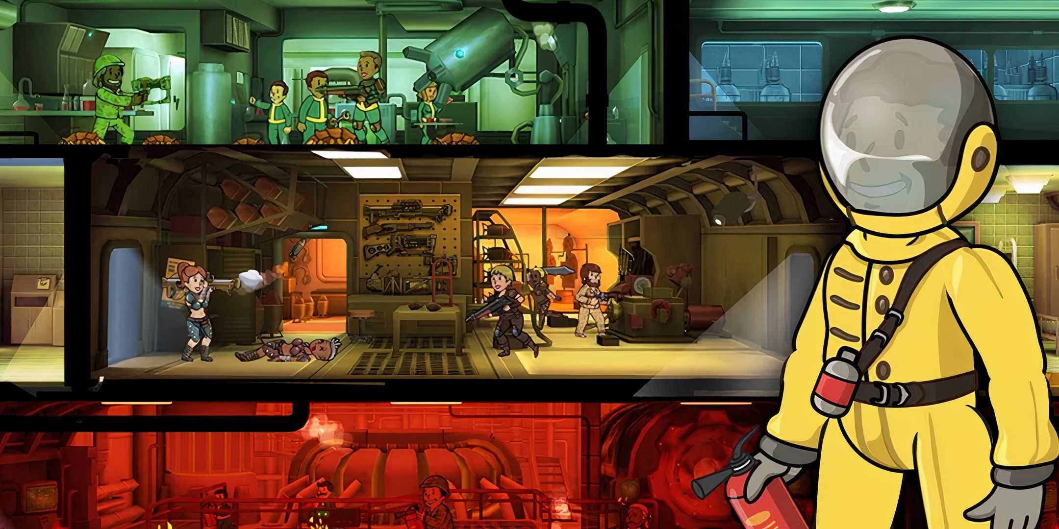 Encountering enemies in Fallout Shelter