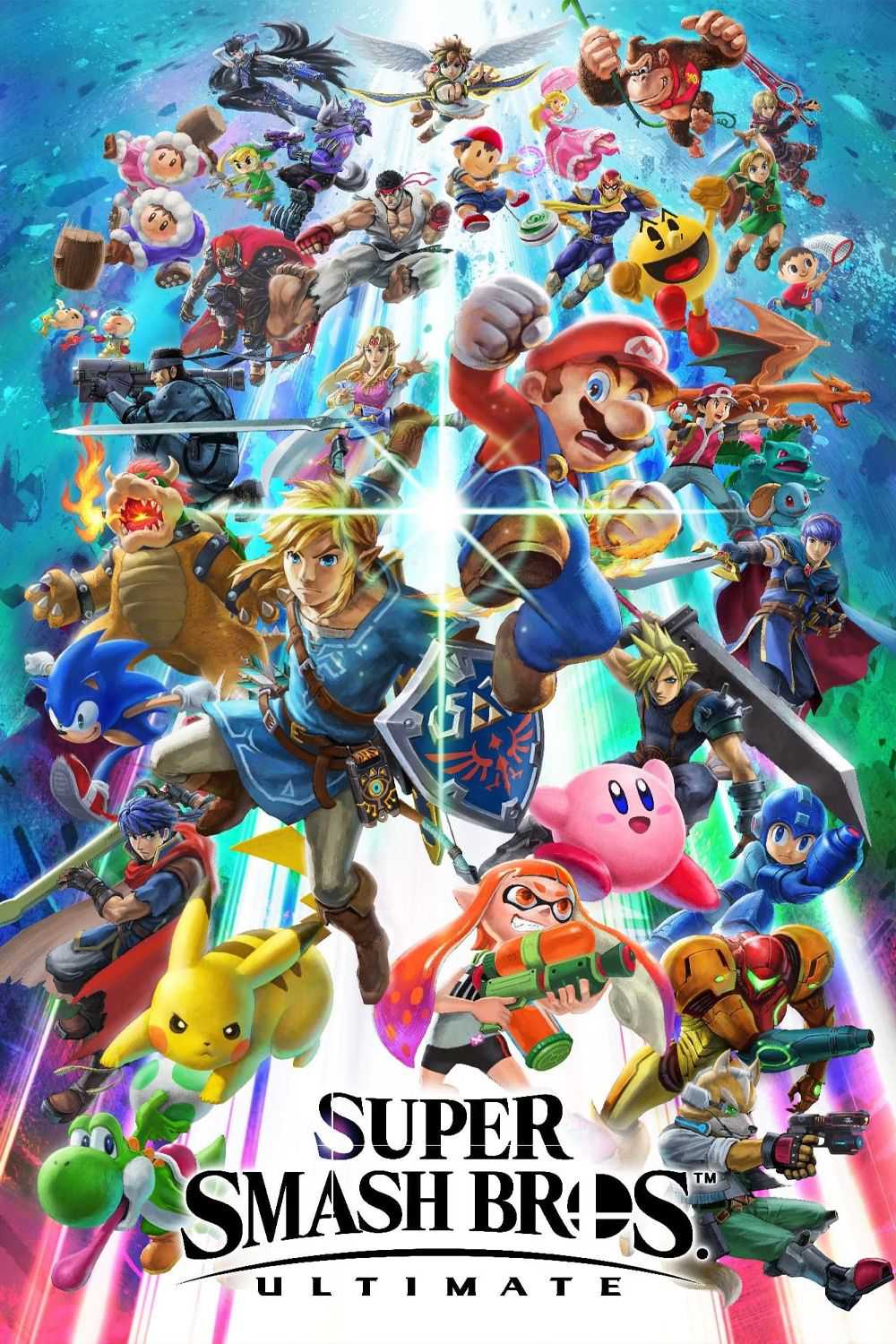 cartaz do super smash bros ultimate