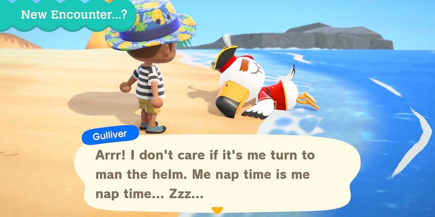 animal crossing new horizons pirate gulliver rewards list