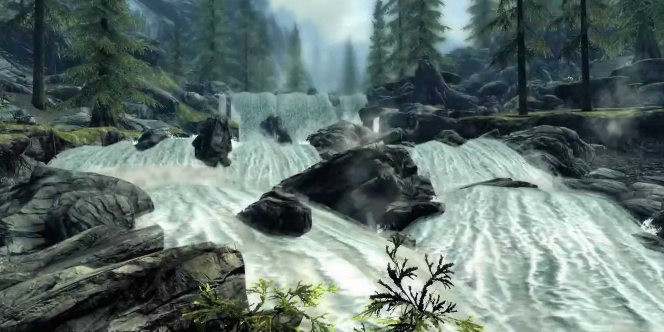 The White River in Skyrim 