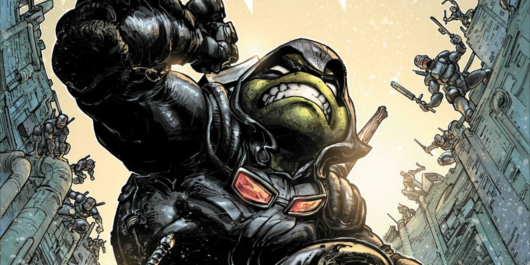 tmnt a última capa dos quadrinhos do ronin