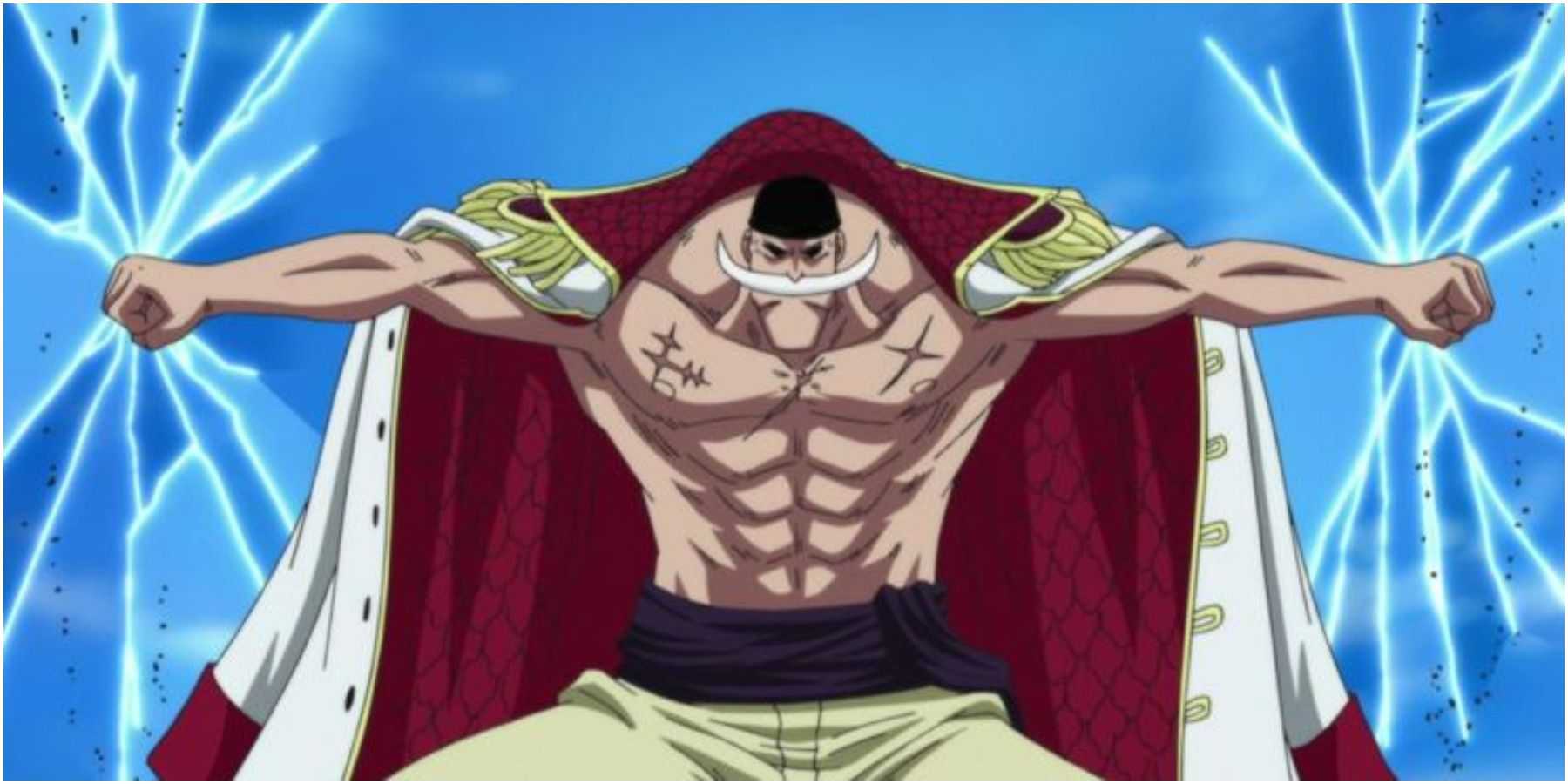 One Piece Barba Branca Causando Tremores Pelo Ar