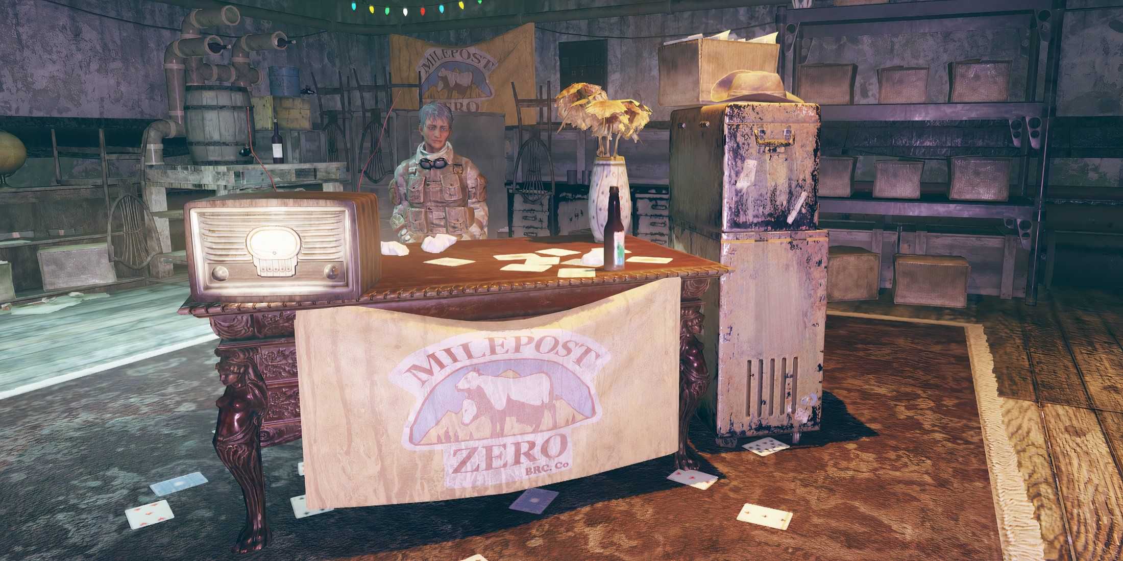 Fallout 76 Milepost Zero Caravans Update Caravan Crew Member Ineke Imported Goods Merchant Vendor