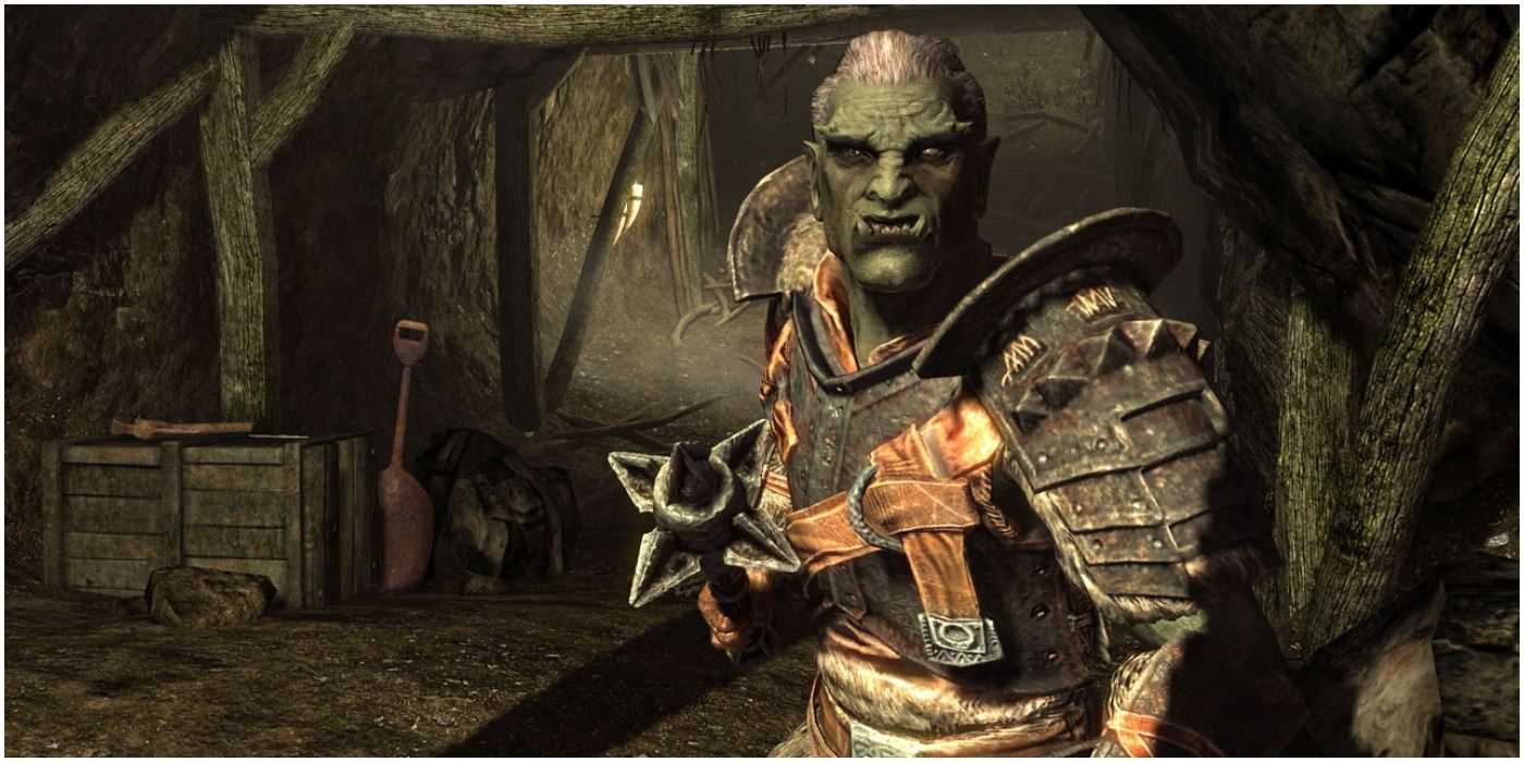 Guerreiro Orc Skyrim