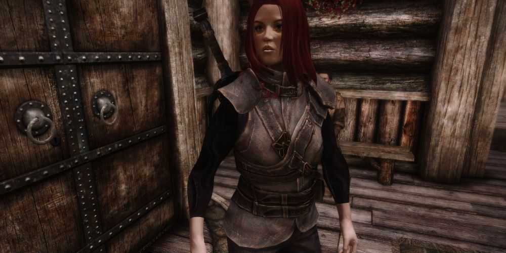 Armadura Única de Skyrim Armadura de Blackguards