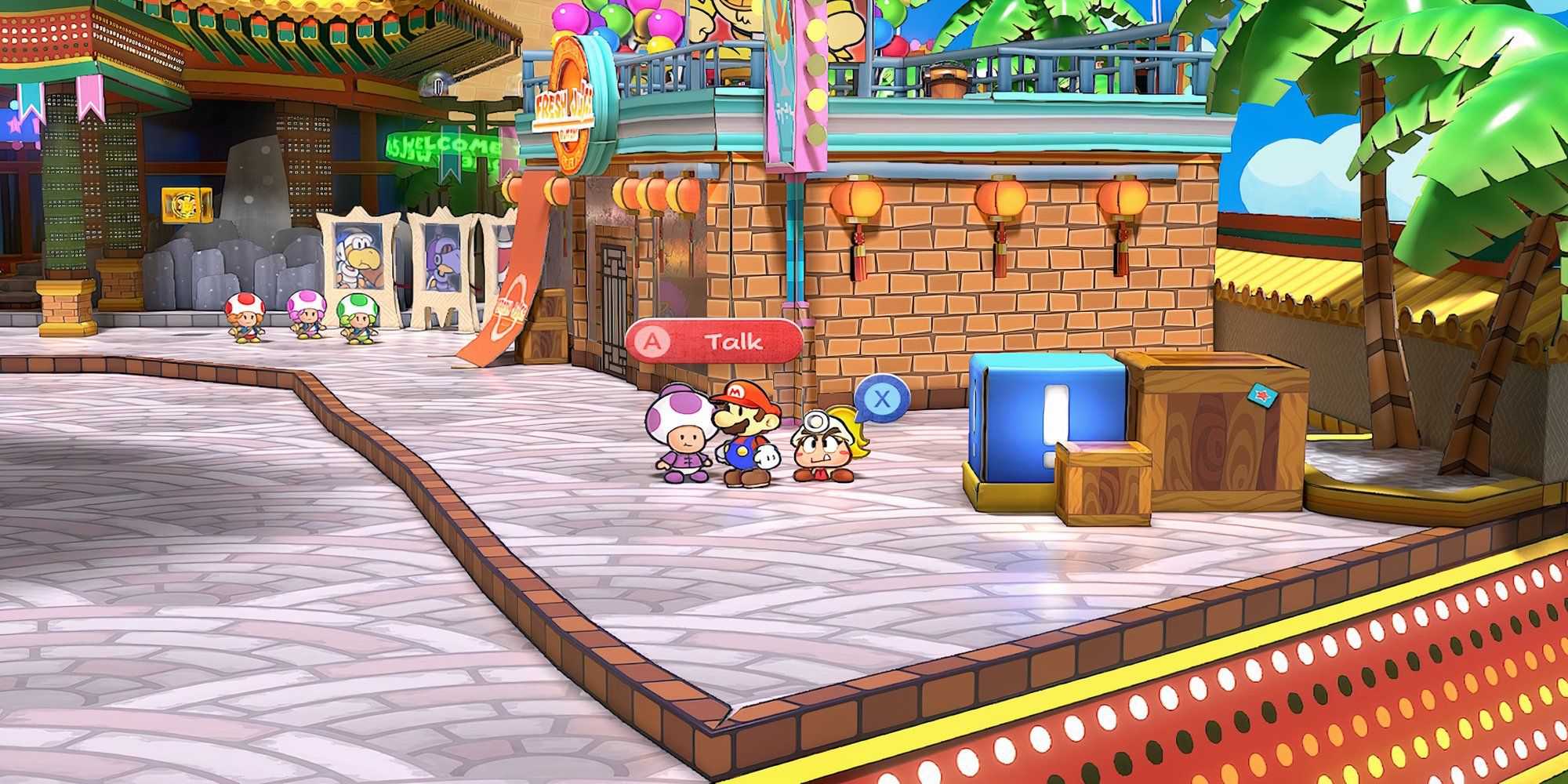 Conversando com o Mestre de Batalha em Paper Mario The Thousand-Year Door