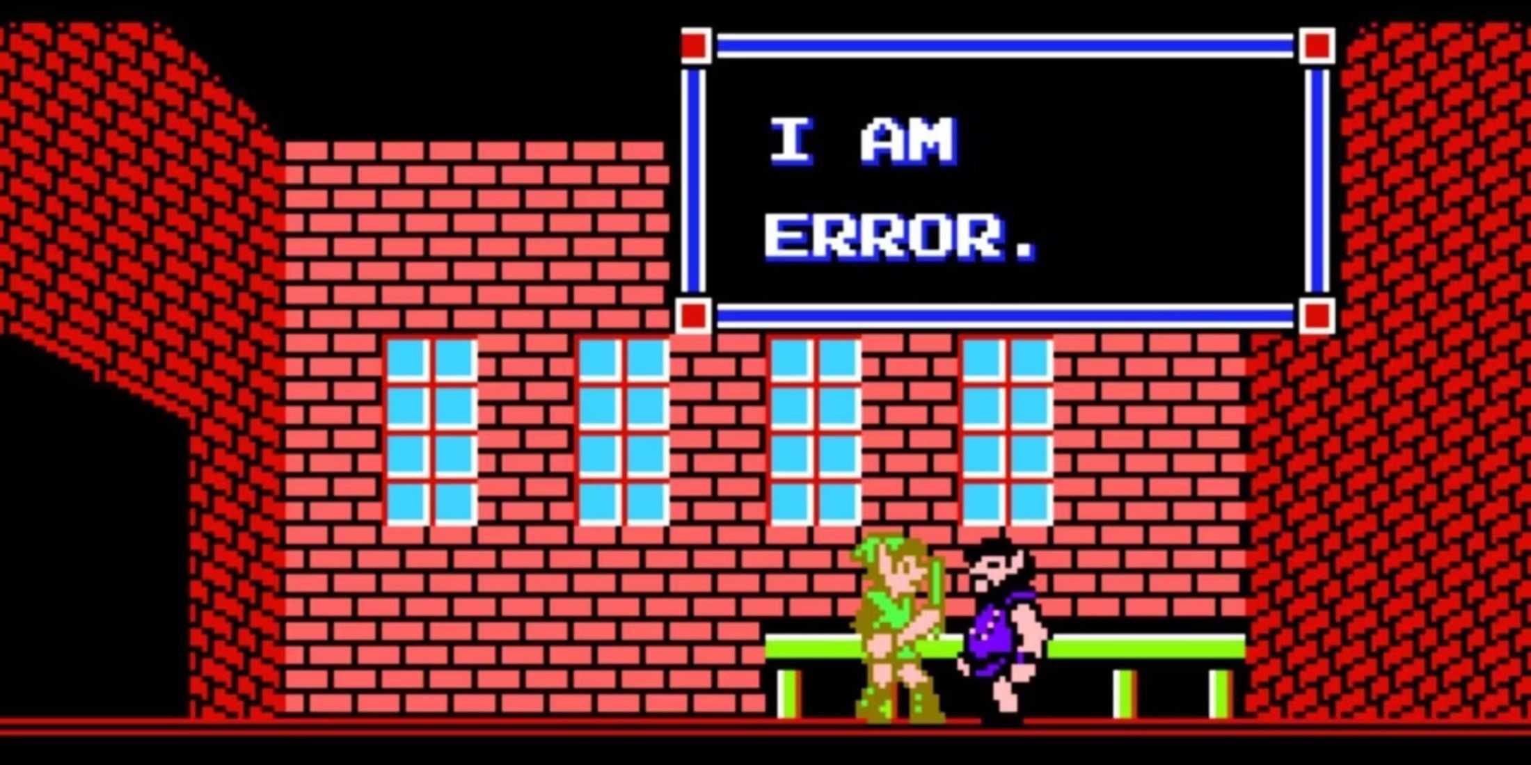 The character Error in Zelda 2 