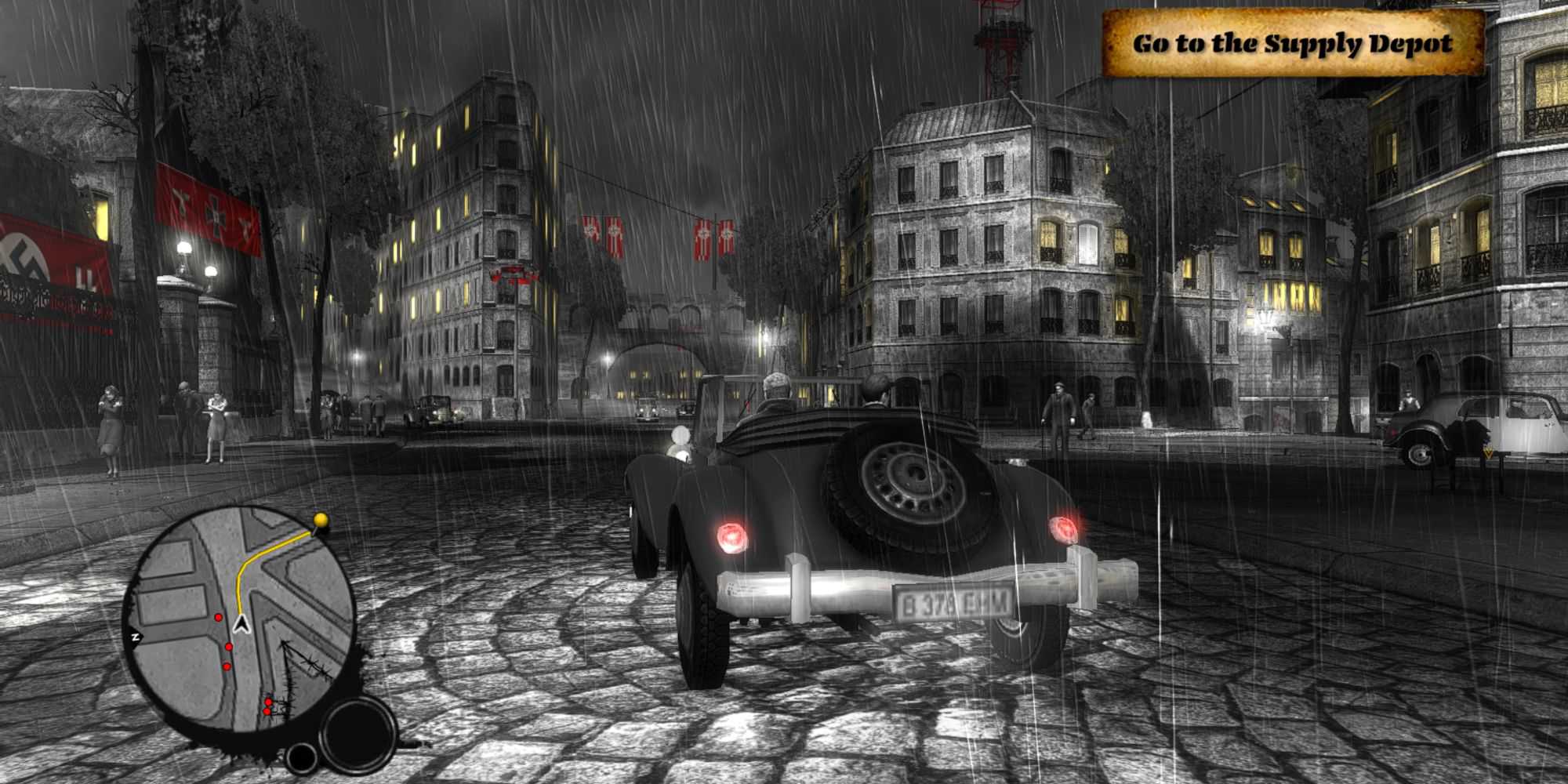 Um carro em The Saboteur