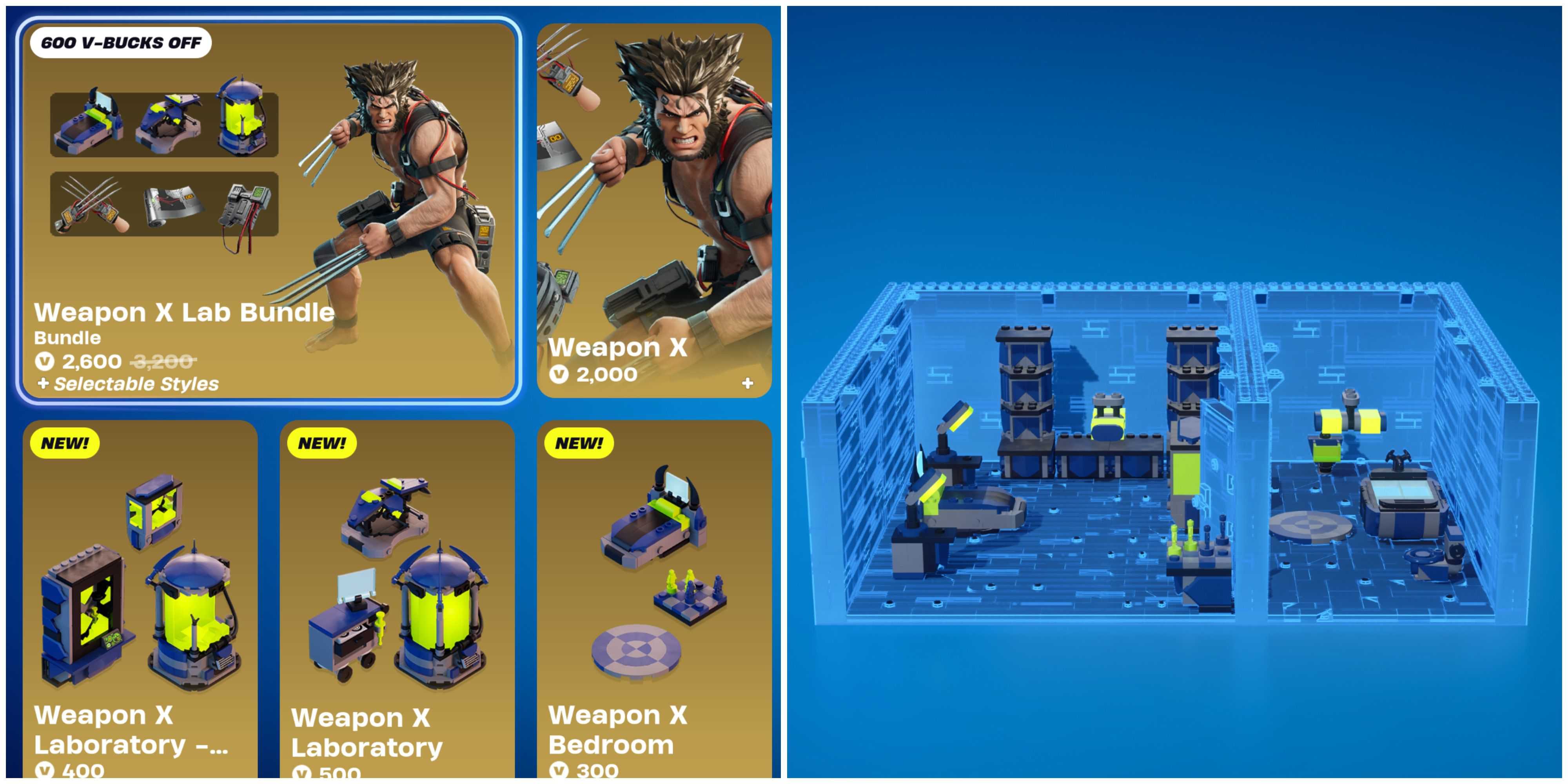 LEGO Fortnite Weapon X Labs