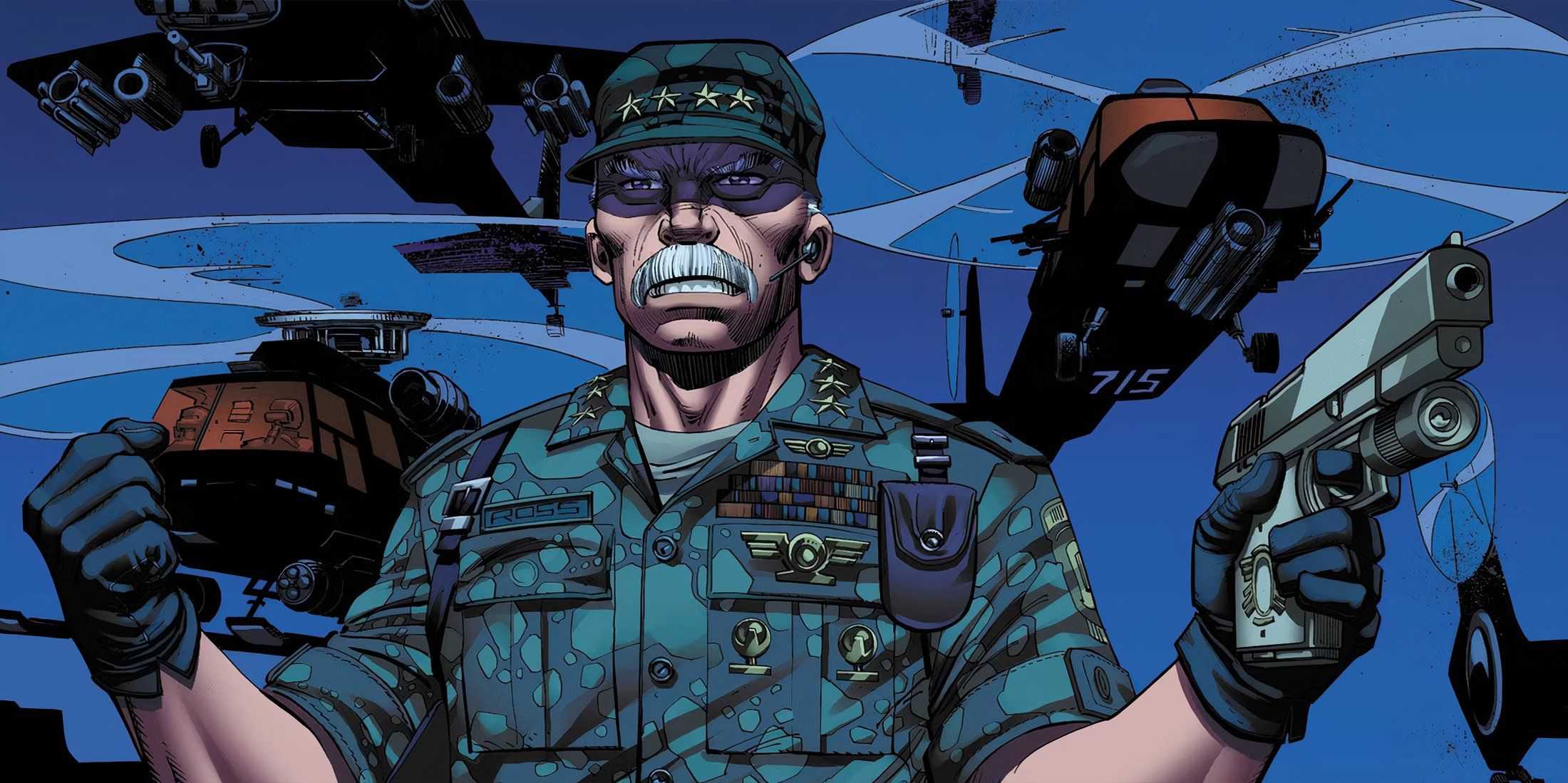 Thunderbolt Ross Militar em Marvel Comics