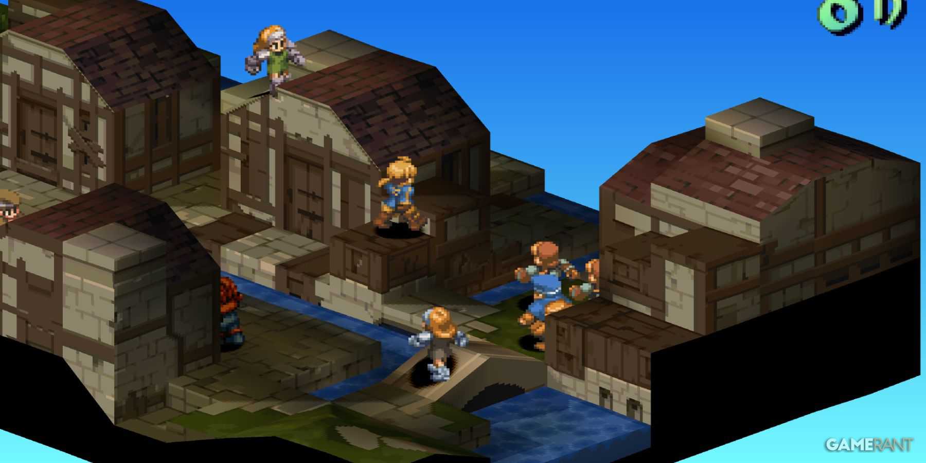 Garland battle in Final Fantasy Tactics