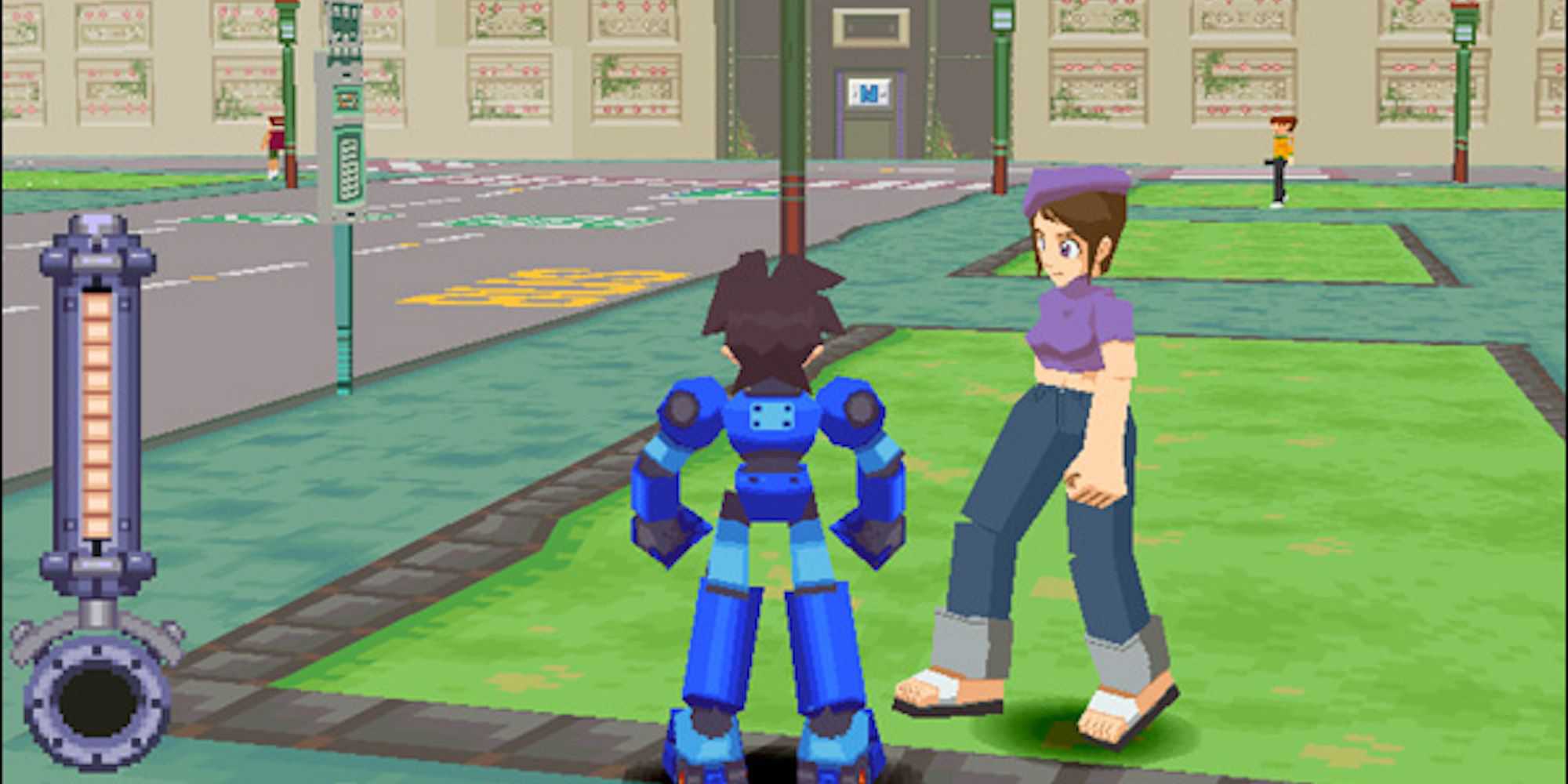 Museum Curator Mega Man Legends In City Area