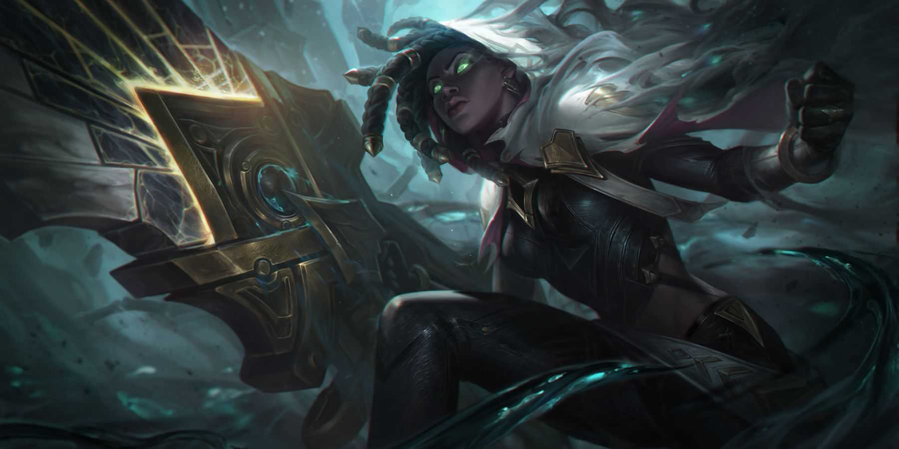 Arte Splash de Senna em League of Legends