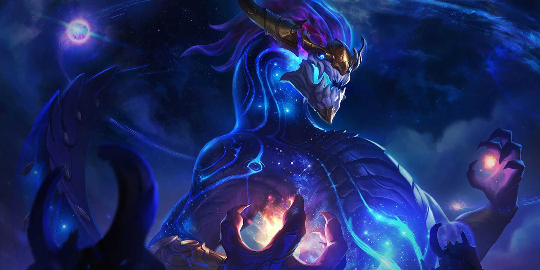 Arte Splash de Aurelion Sol em League of Legends