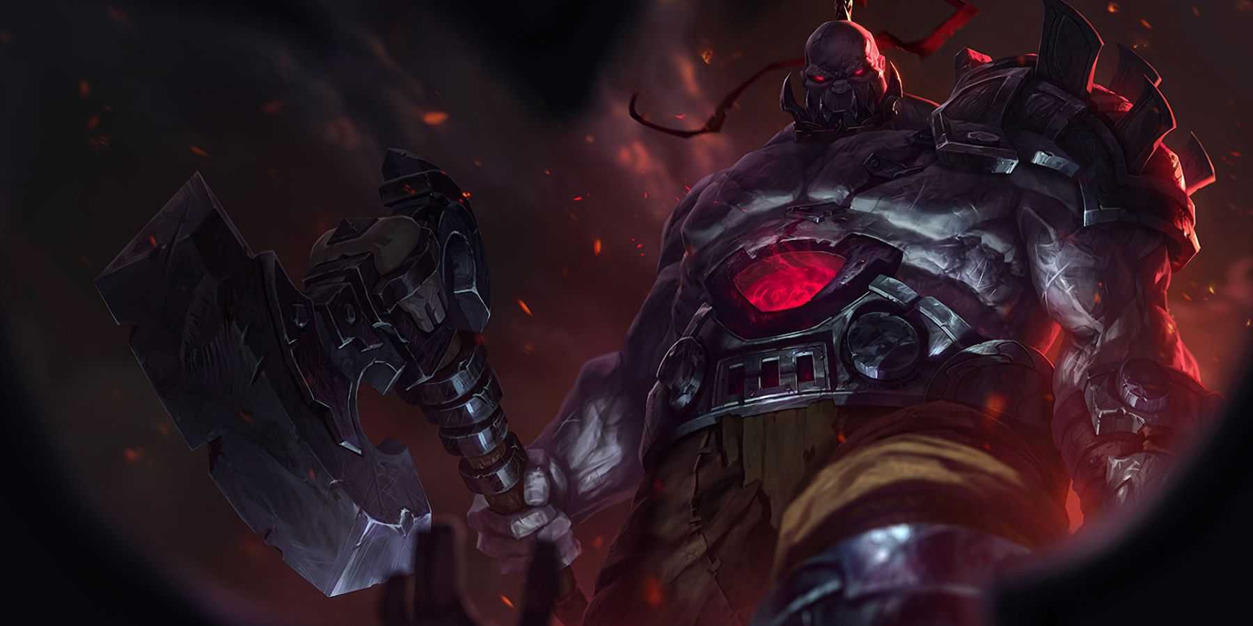 Arte Splash de Sion em League of Legends