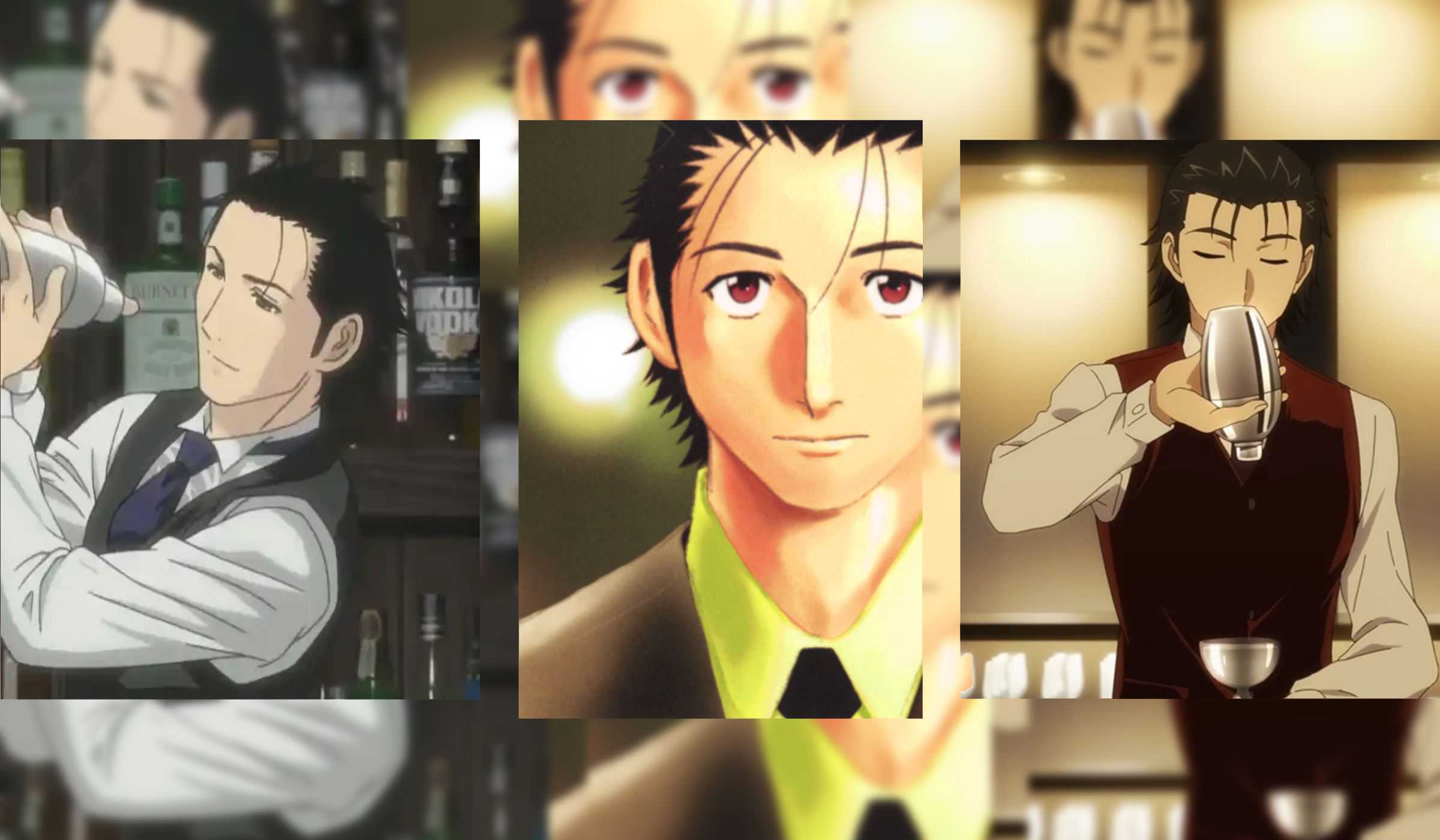 Bartender manga primeira adaptação para anime adaptação original do mangá presente dos deuses