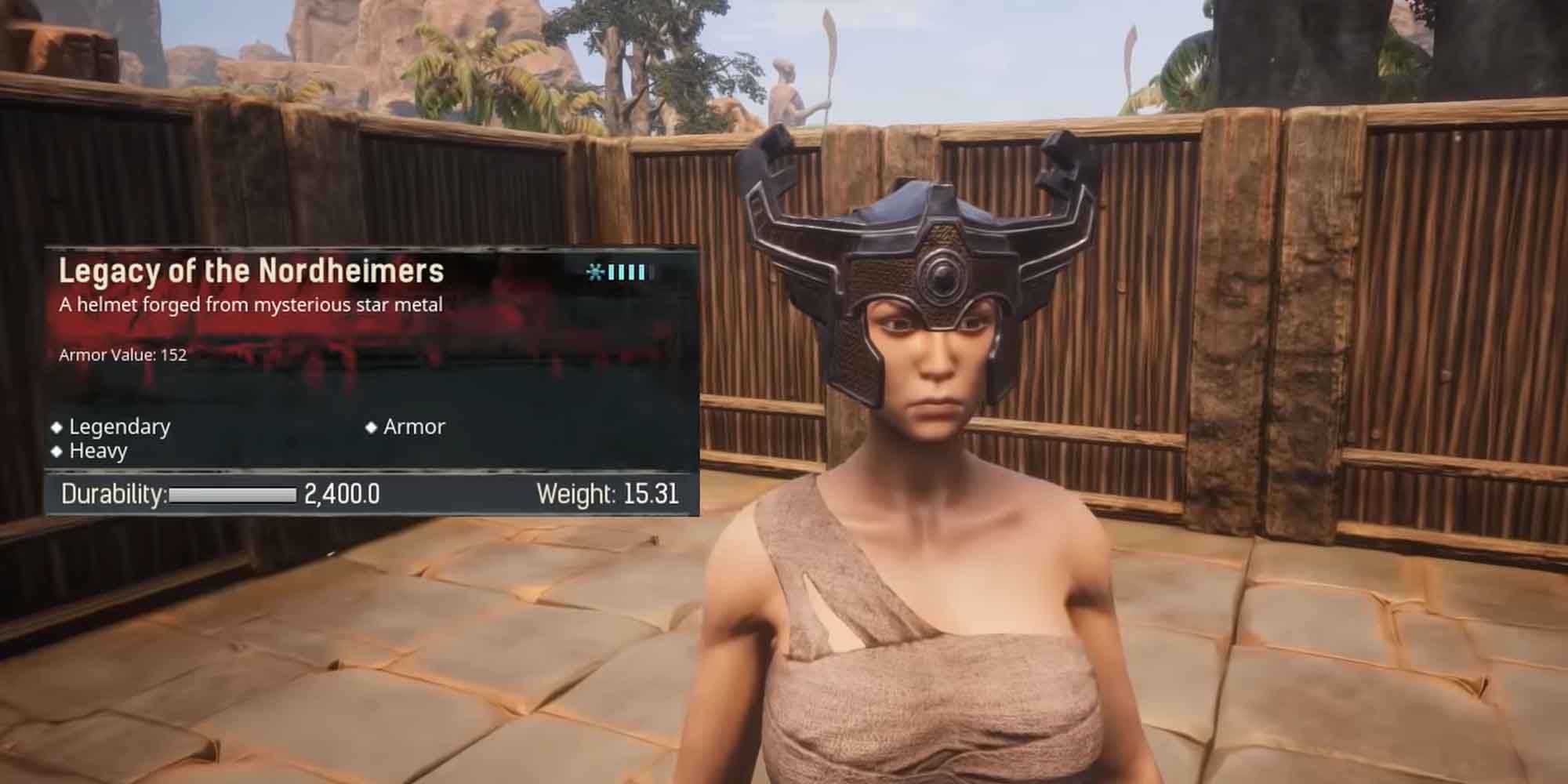 Legacy of Nordheimers legendary helmet in Conan Exiles