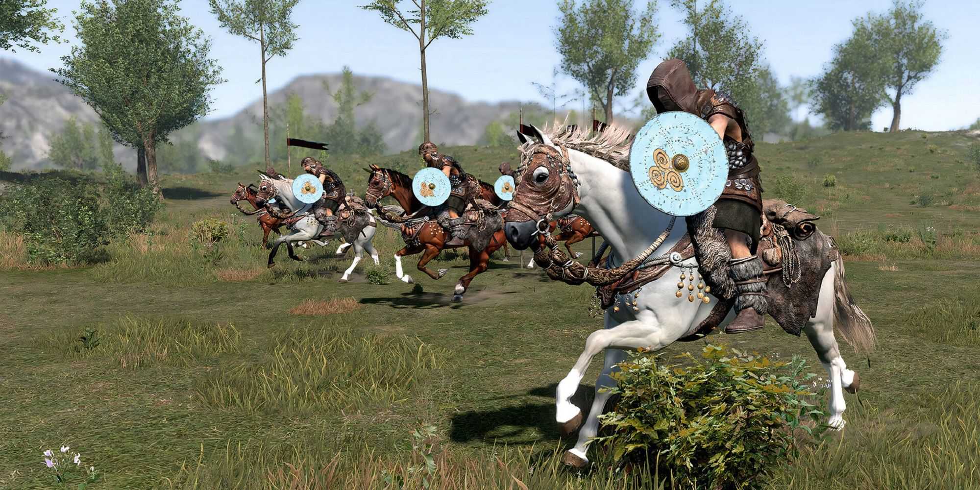 A cavalry army in Mount And Blade 2 Bannerlord