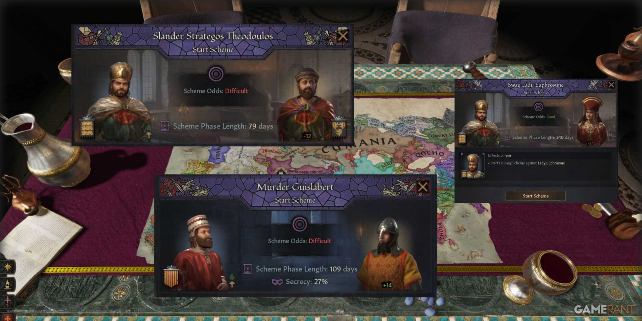 Crusader Kings 3 Os Tipos De Esquemas