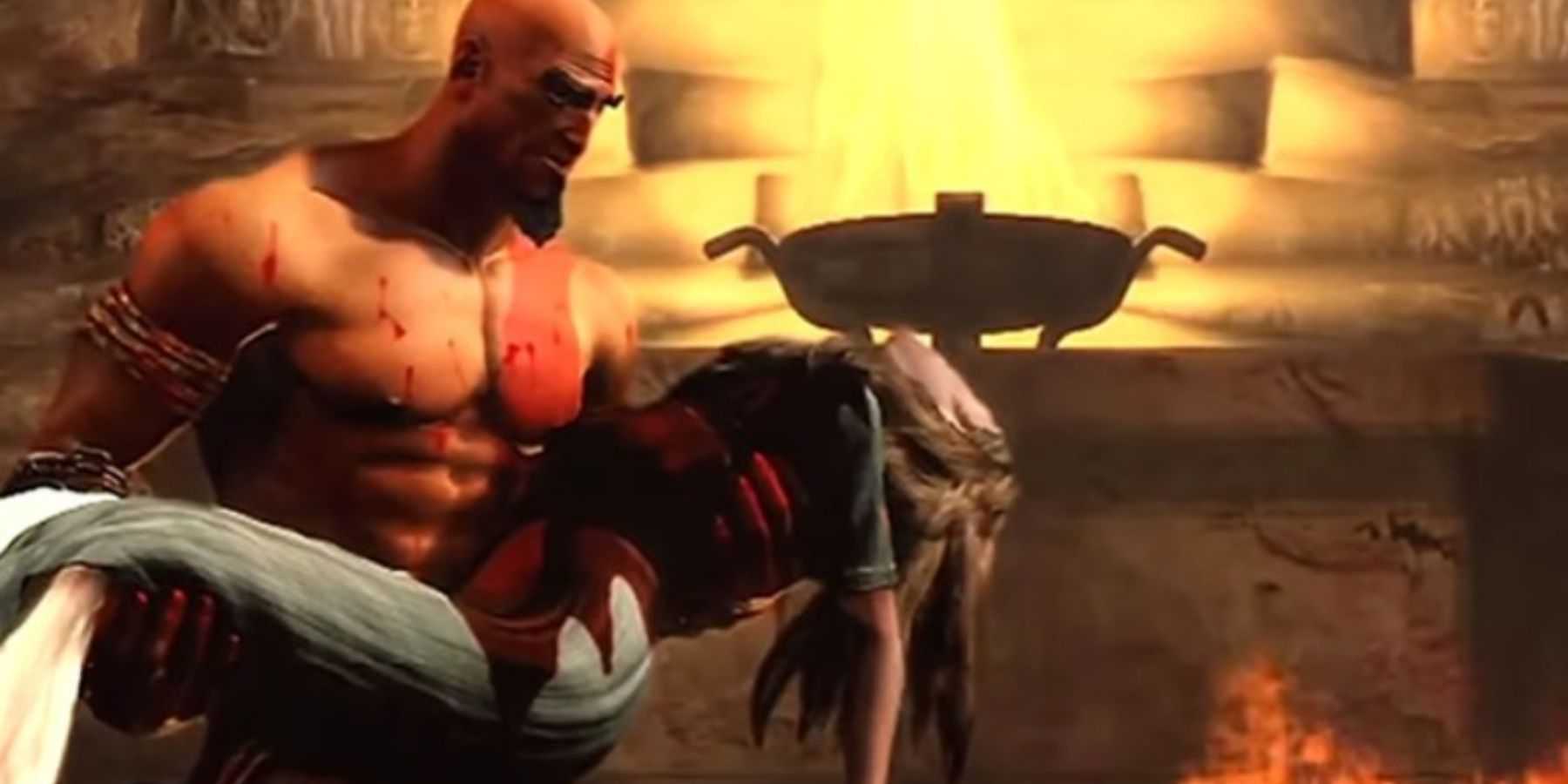 kratos deus da guerra 1 ps2 ps3 família morte ares