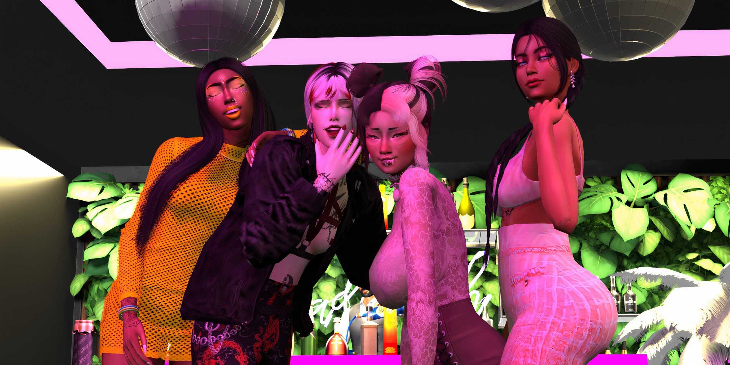 A variety of Sims for download on Curseforge called the Diverse College Party Roommates