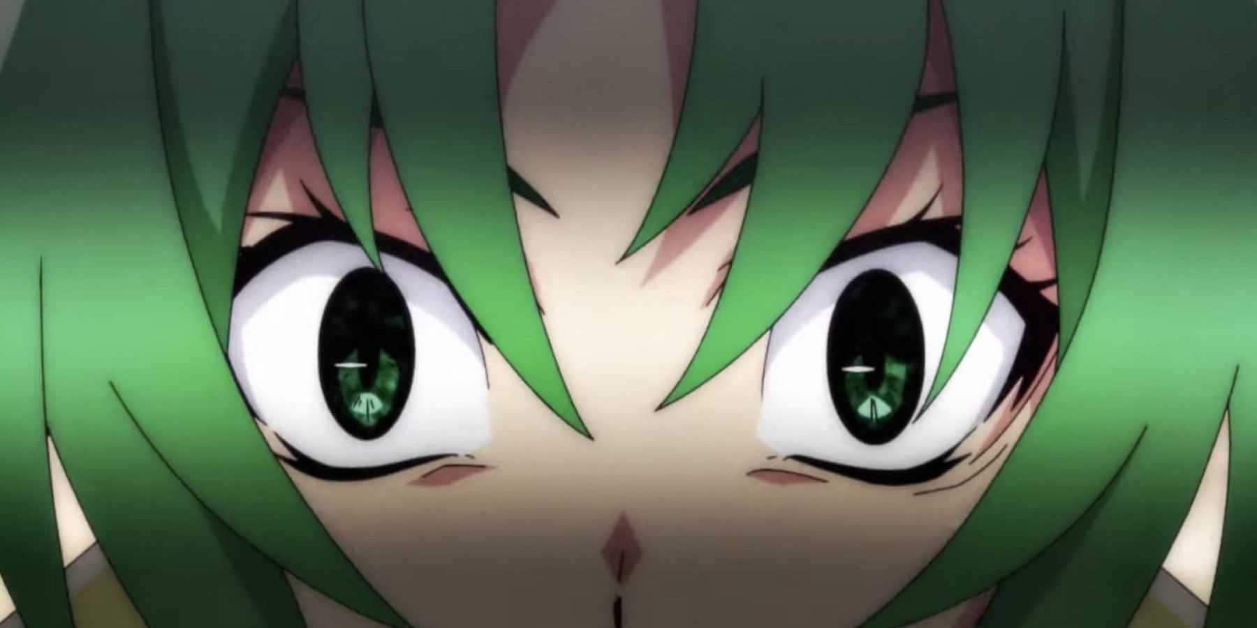 Higurashi Quando Eles Choram Olhos de Gou Shion