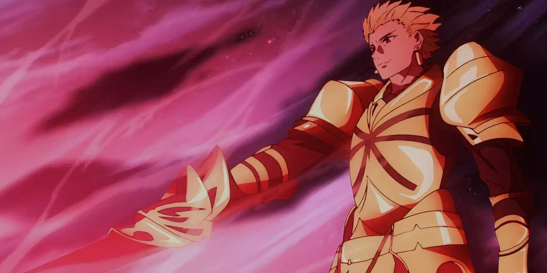 Gilgamesh using Ea against Emiya in Fate_Stay Night Unlimited Bladeworks