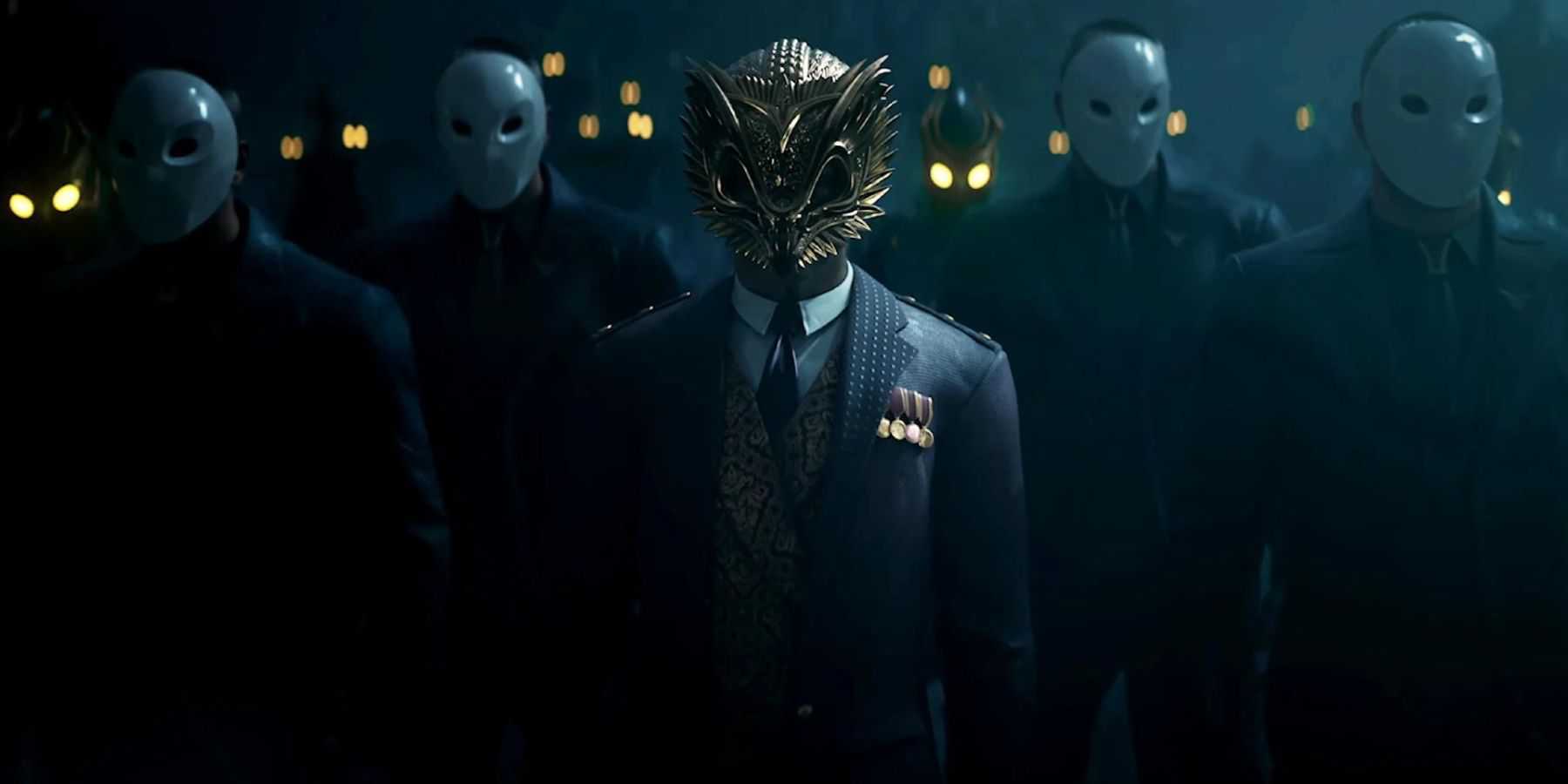 The Voice with the Court Of Owls in Gotham Knights