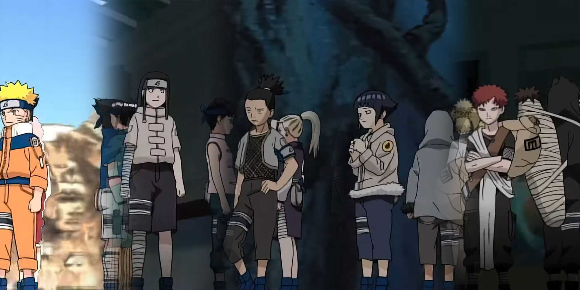 Naruto Opening 2 - Far Away - Still Frames Of All Chunin Exams Teams