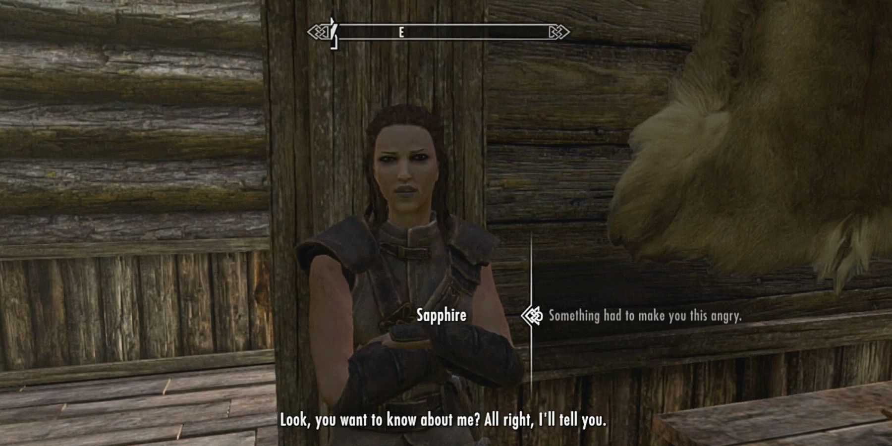 Skyrim Sapphire Thief dialogue riften