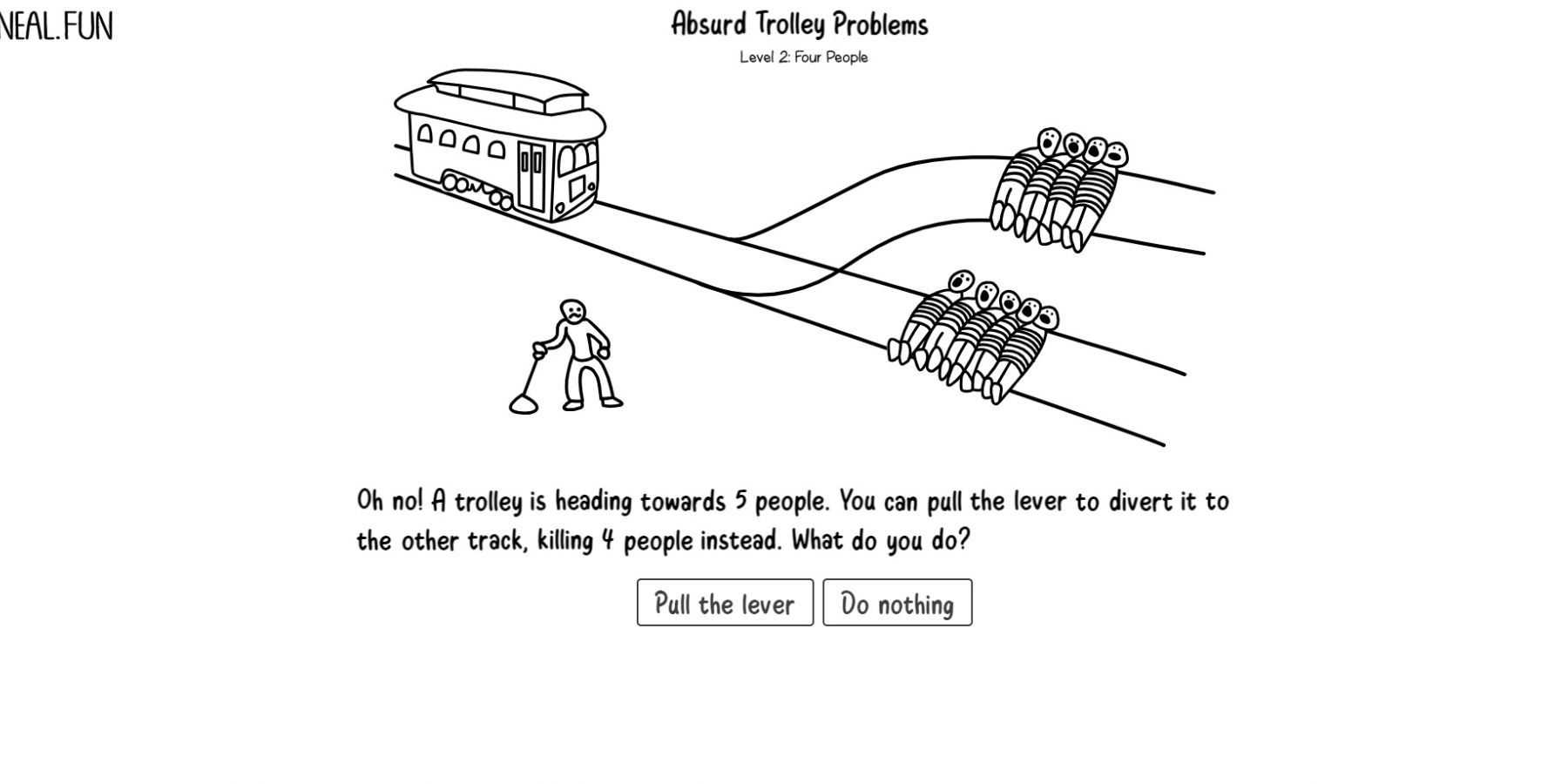 problemas absurdos de bonde