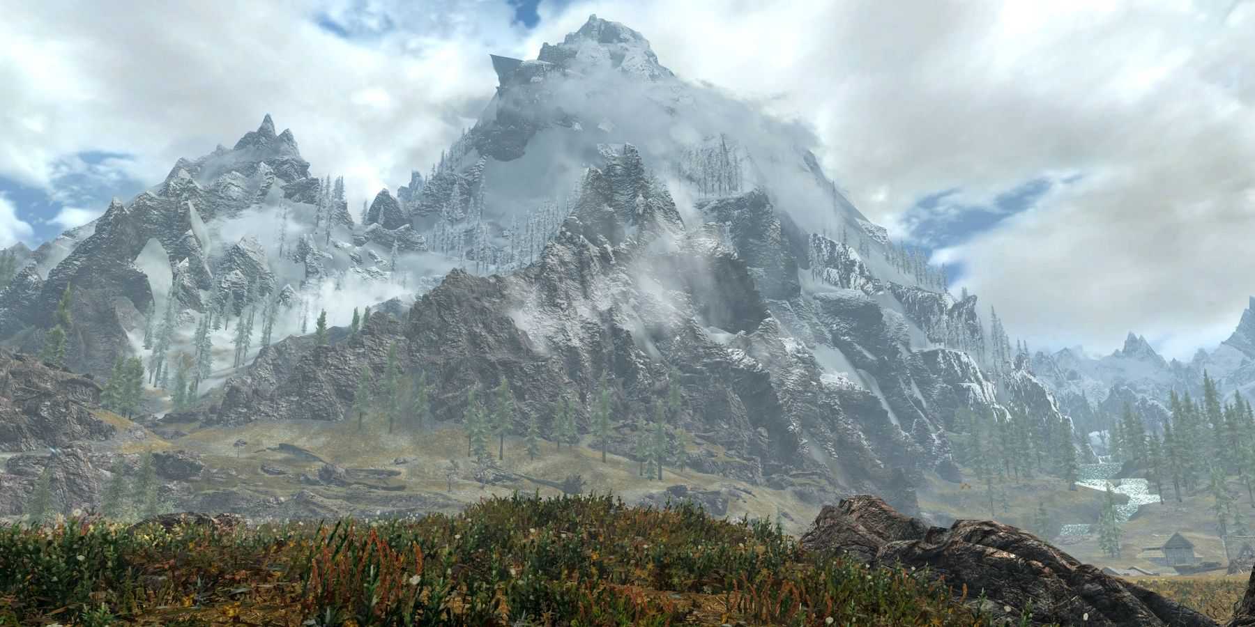 Montanhas majestosas para The Elder Scrolls V Skyrim