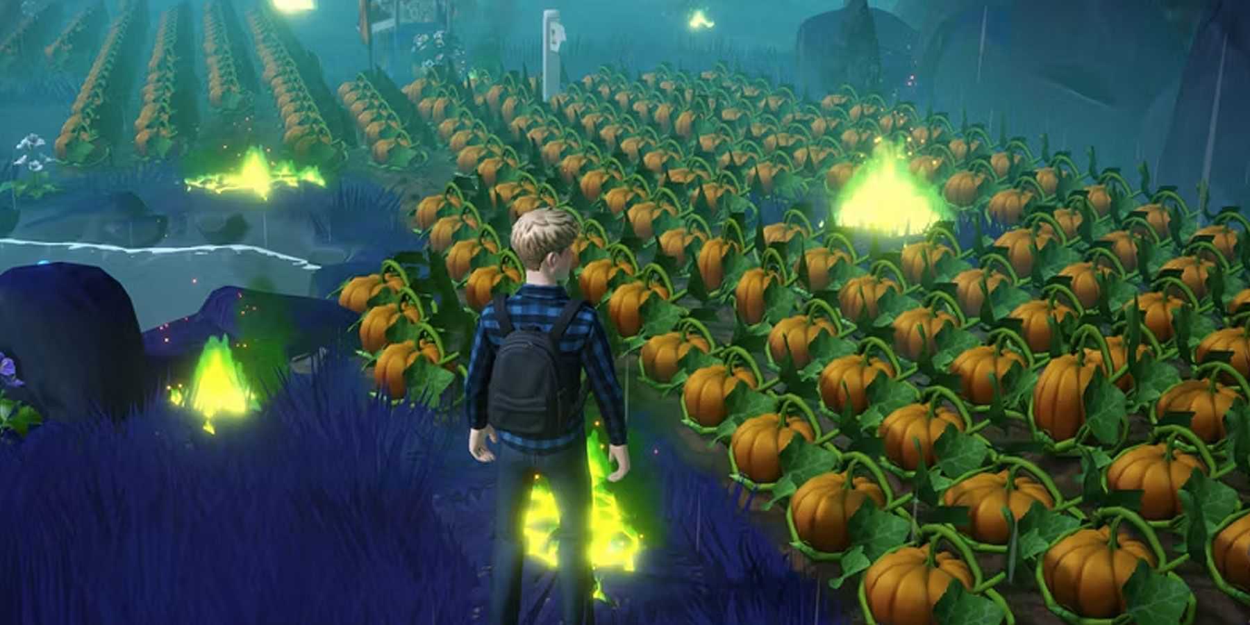 Growing Pumpkins in Disney Dreamlight Valley.