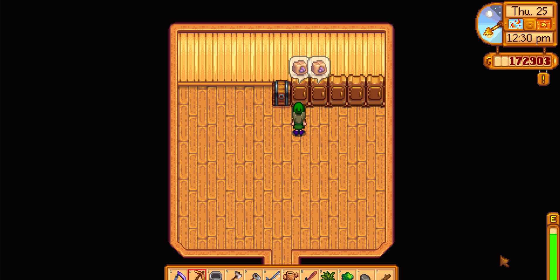 Image of some raisins ready for harvesting in Stardew Valley