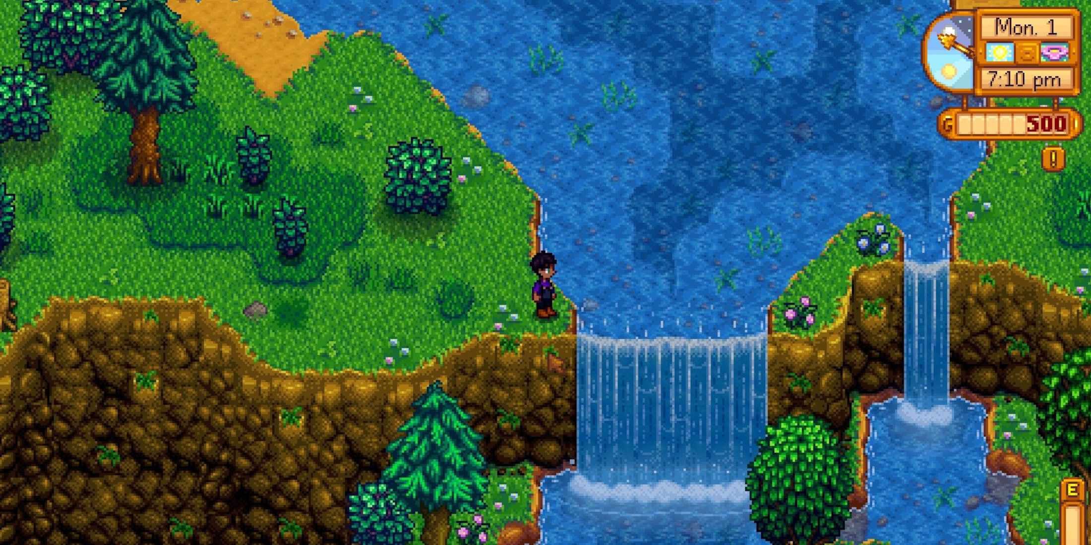 stardew valley waterfall