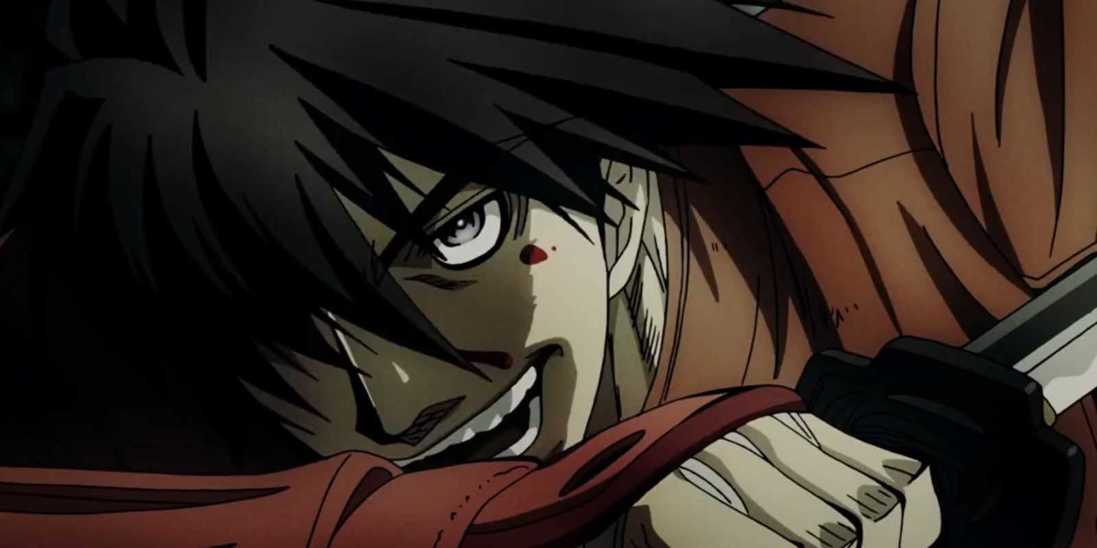 Drifters Shimazu Toyohisa se preparando para a batalha