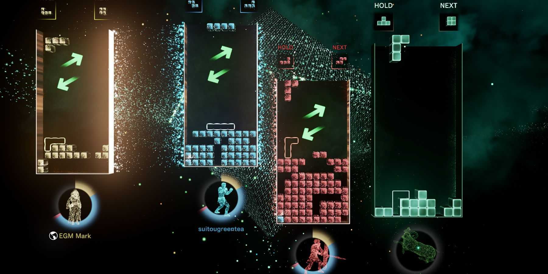 tetris effect connected co-op four players