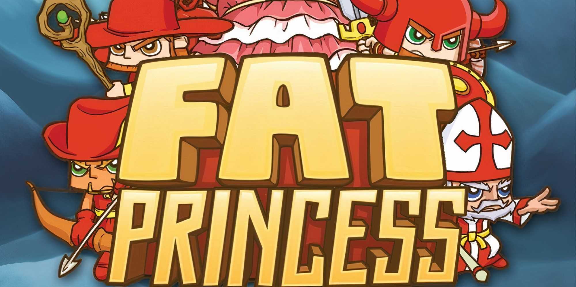 Arte promocional com personagens de Fat Princess