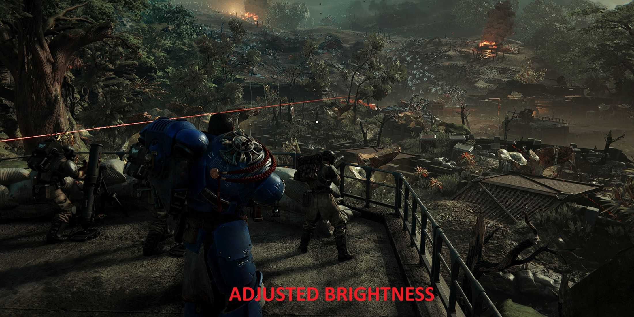 space marine 2 adjusted brightness