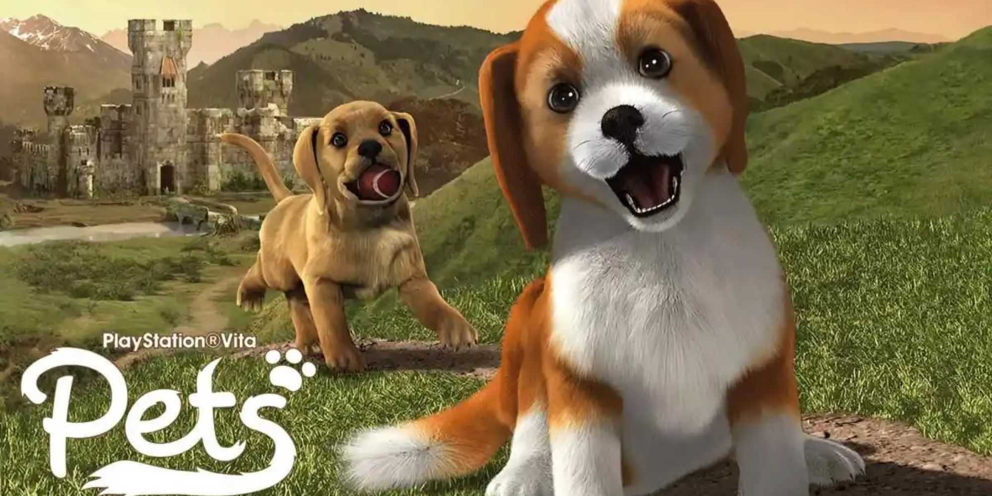 A imagem da capa do PS Vita Pets