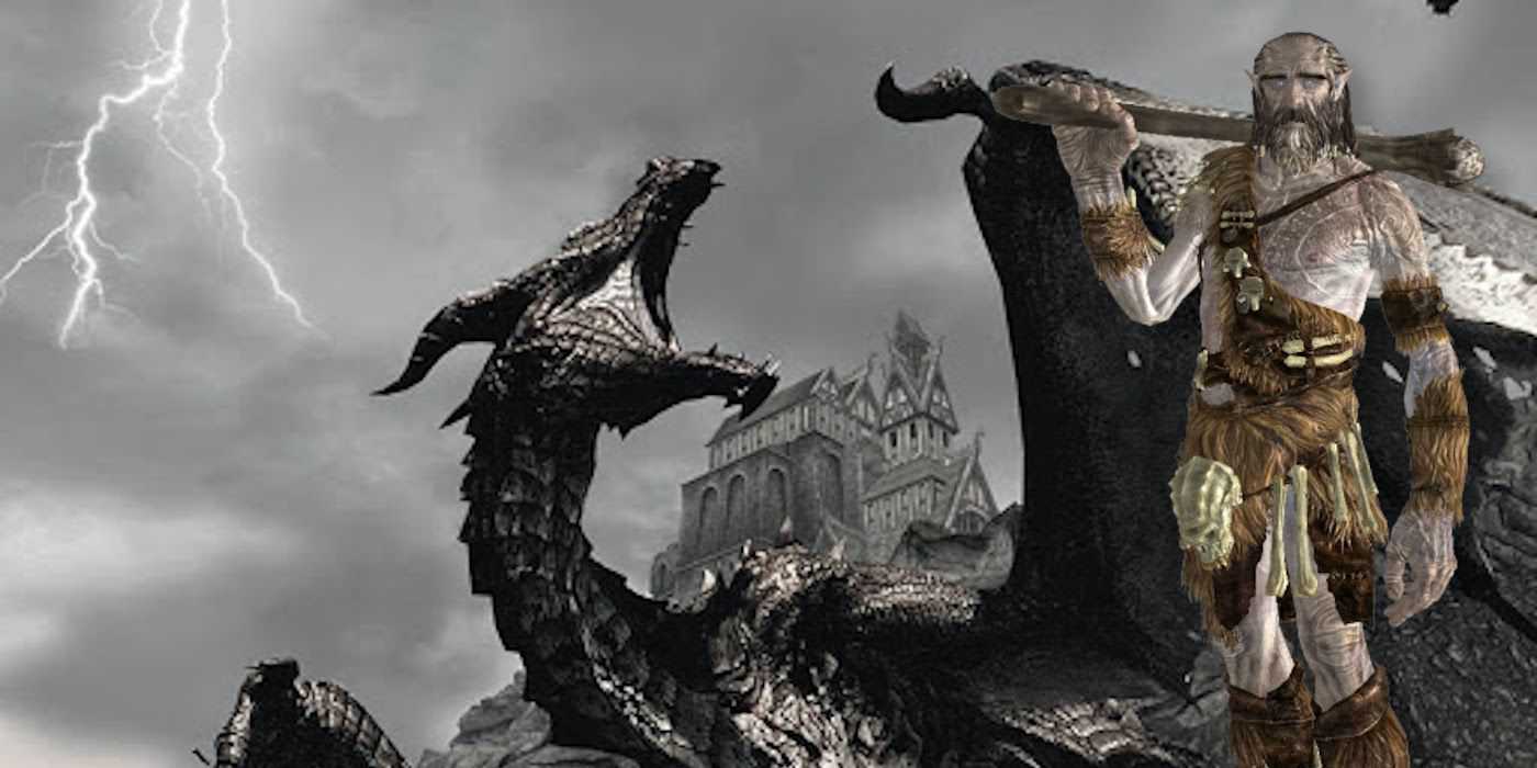 Giants have been seen riding dragons in Skyrim