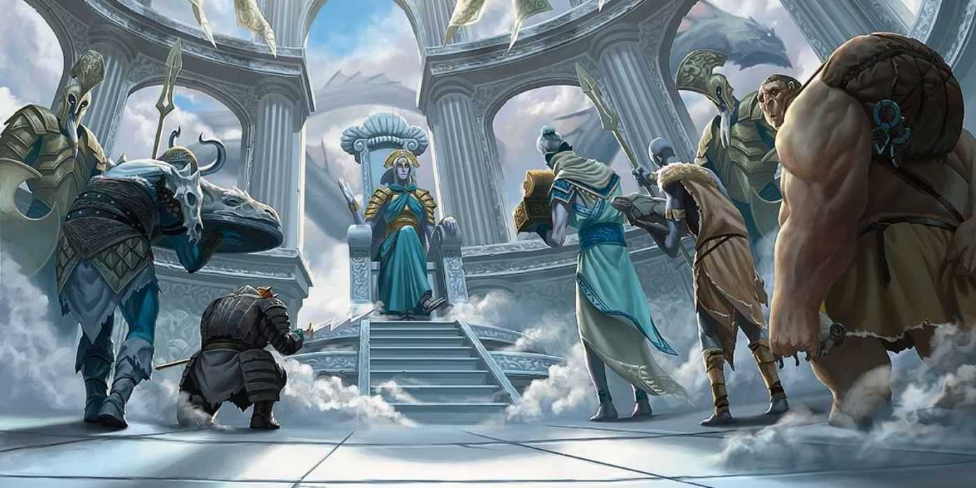 Um grupo de gigantes de Dungeons And Dragons Bigby apresenta Glory of the Giants