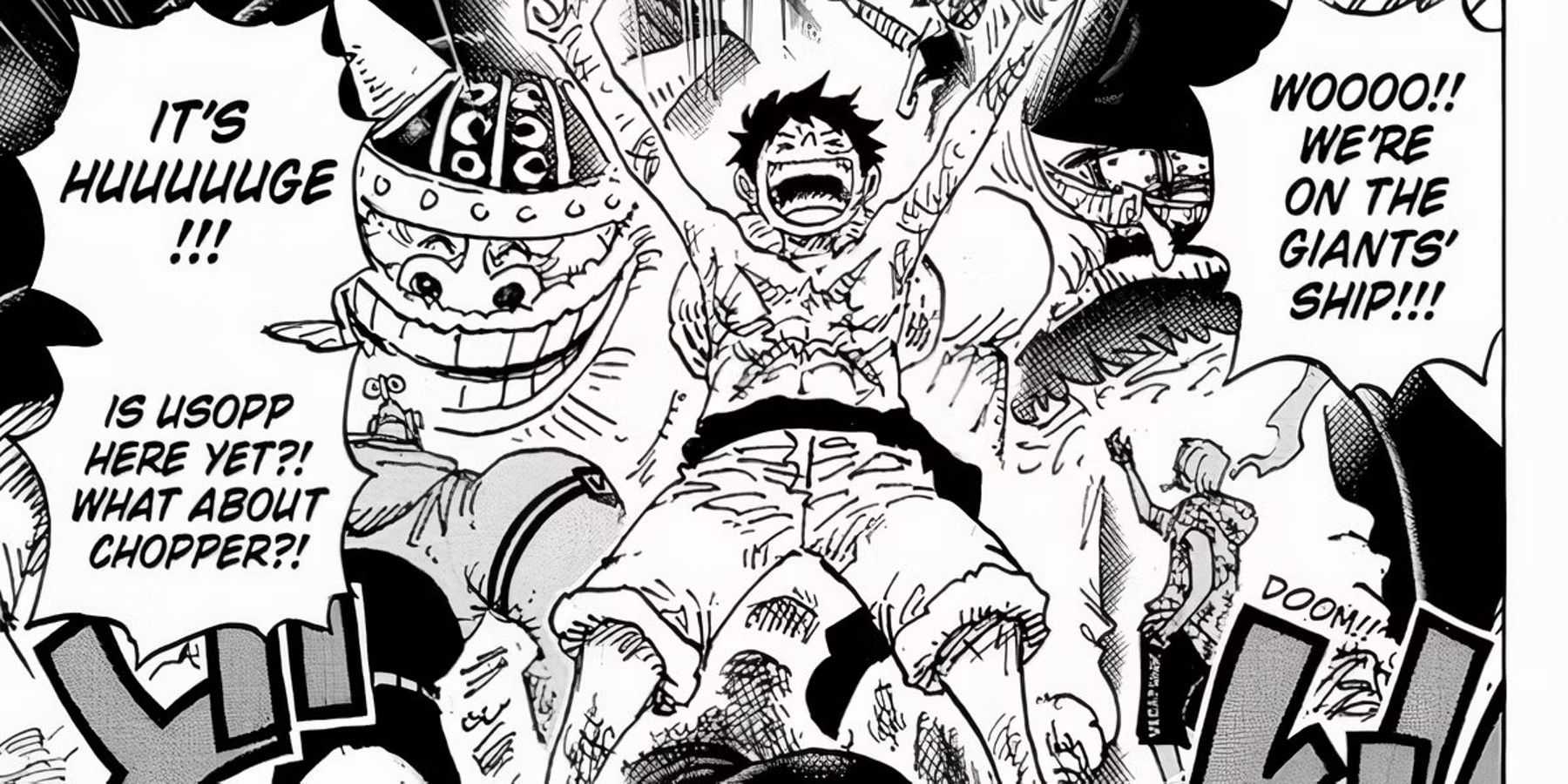 One Piece 1120 Luffy e Elbaf Gigantes