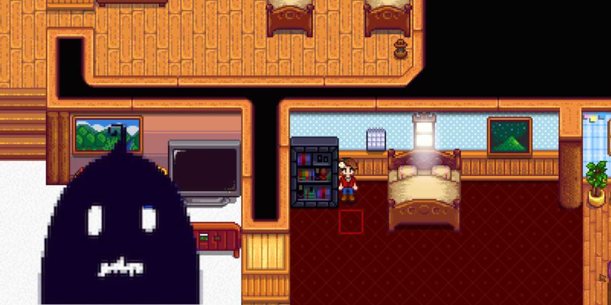 Jogador de Stardew Valley Reforma Quarto de Krobus e Encanta Comunidade