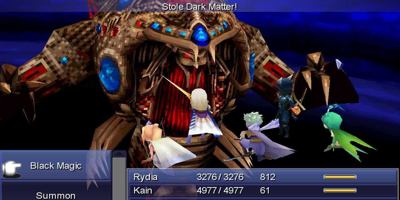 Stealing Dark Matter from Zeromus in Final Fantasy 4